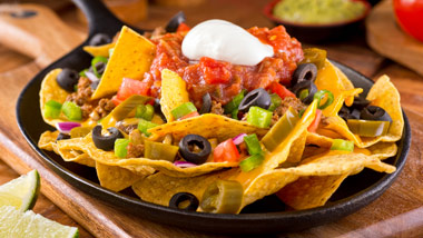 plate of nachos